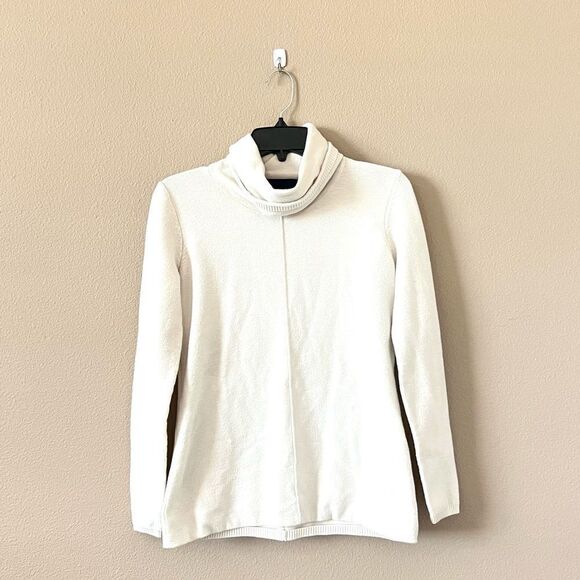 Calvin Klein Cream Cowl Neck Sweater - Picture 1 of 6